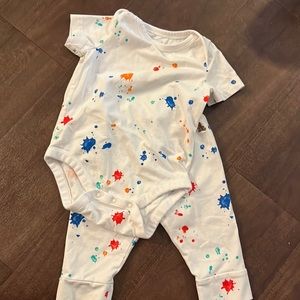 Baby 3-6 month Paint splatter Gap